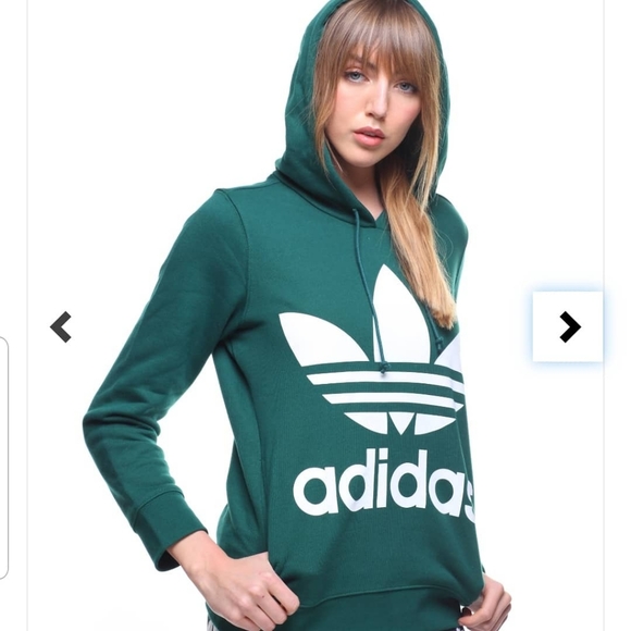 adidas trefoil hoodie sizing